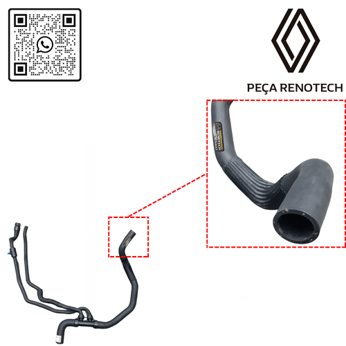 RN 045843-X 8200045843 MANGUEIRA INF. DO RADIADOR MOT 1.0 16V D4D CL IIKAN SAR - 2